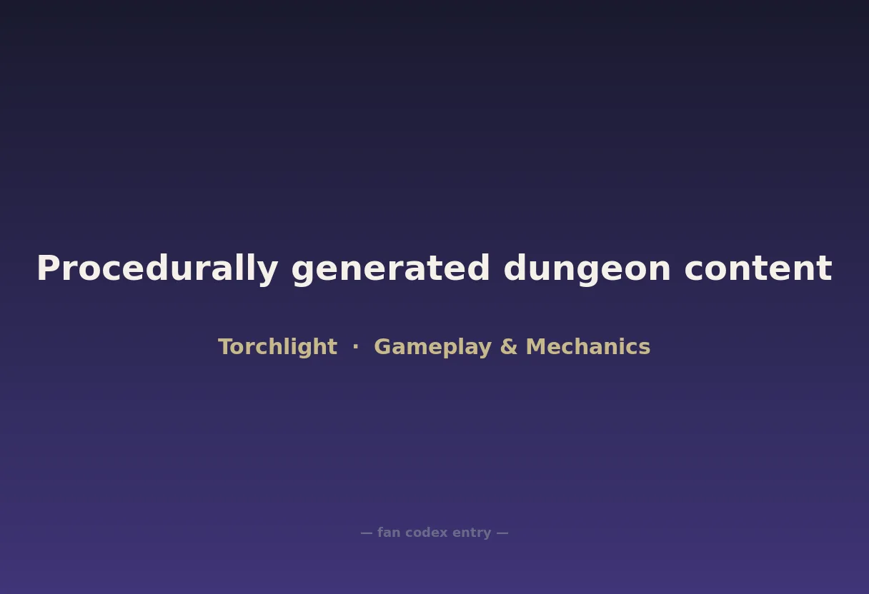 Procedurally generated dungeon content