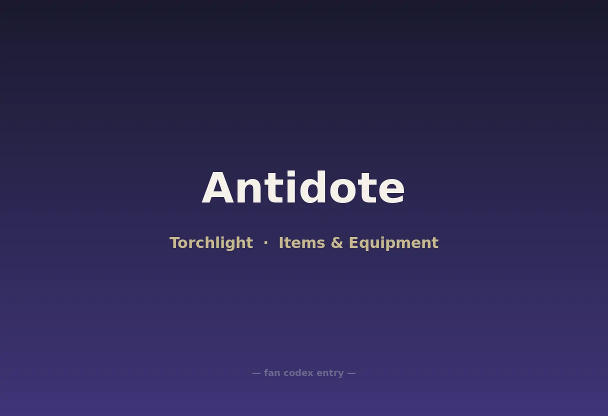 Antidote