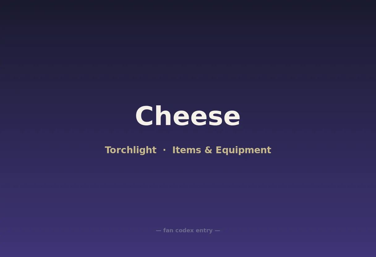 Cheese