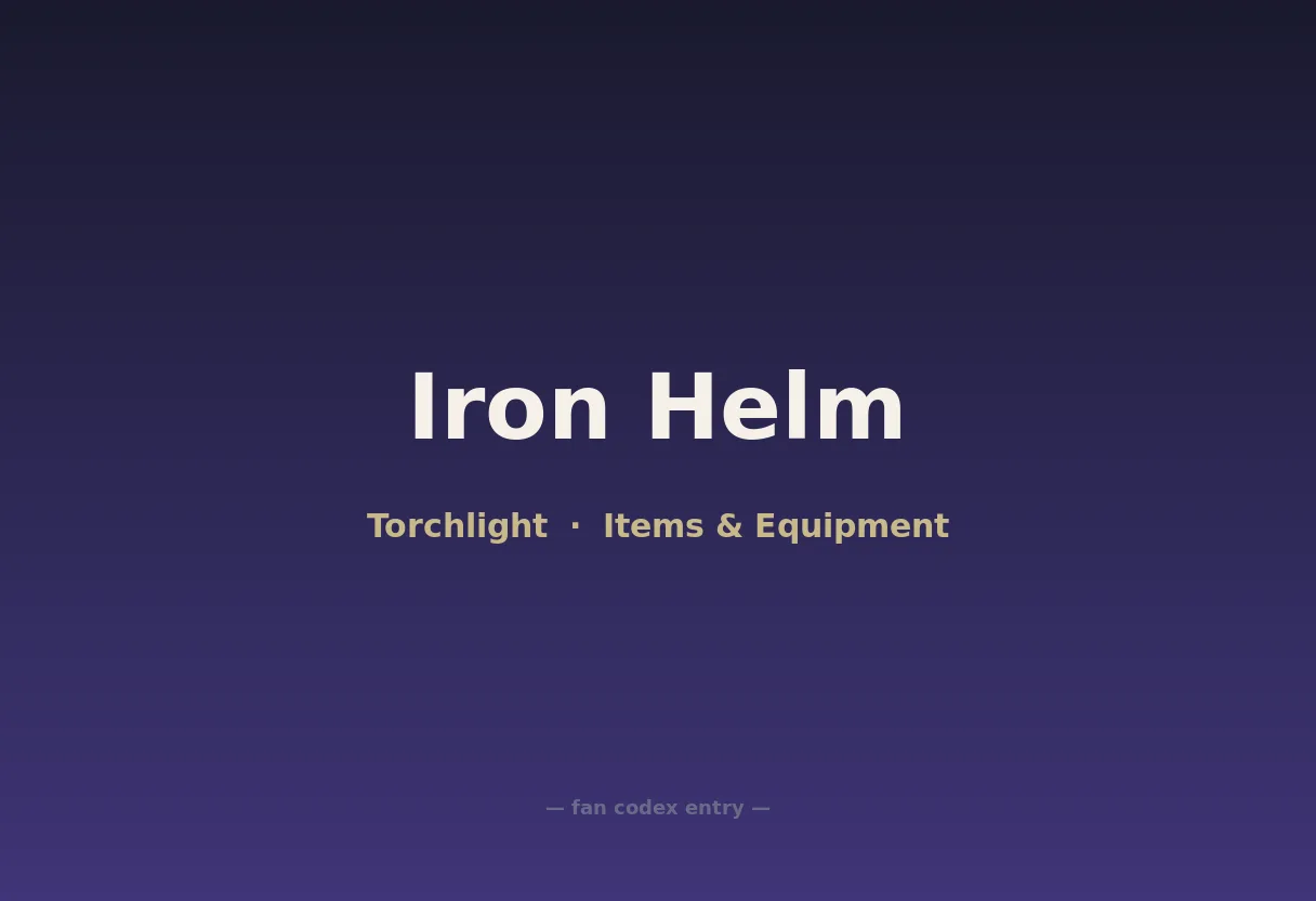 Iron Helm