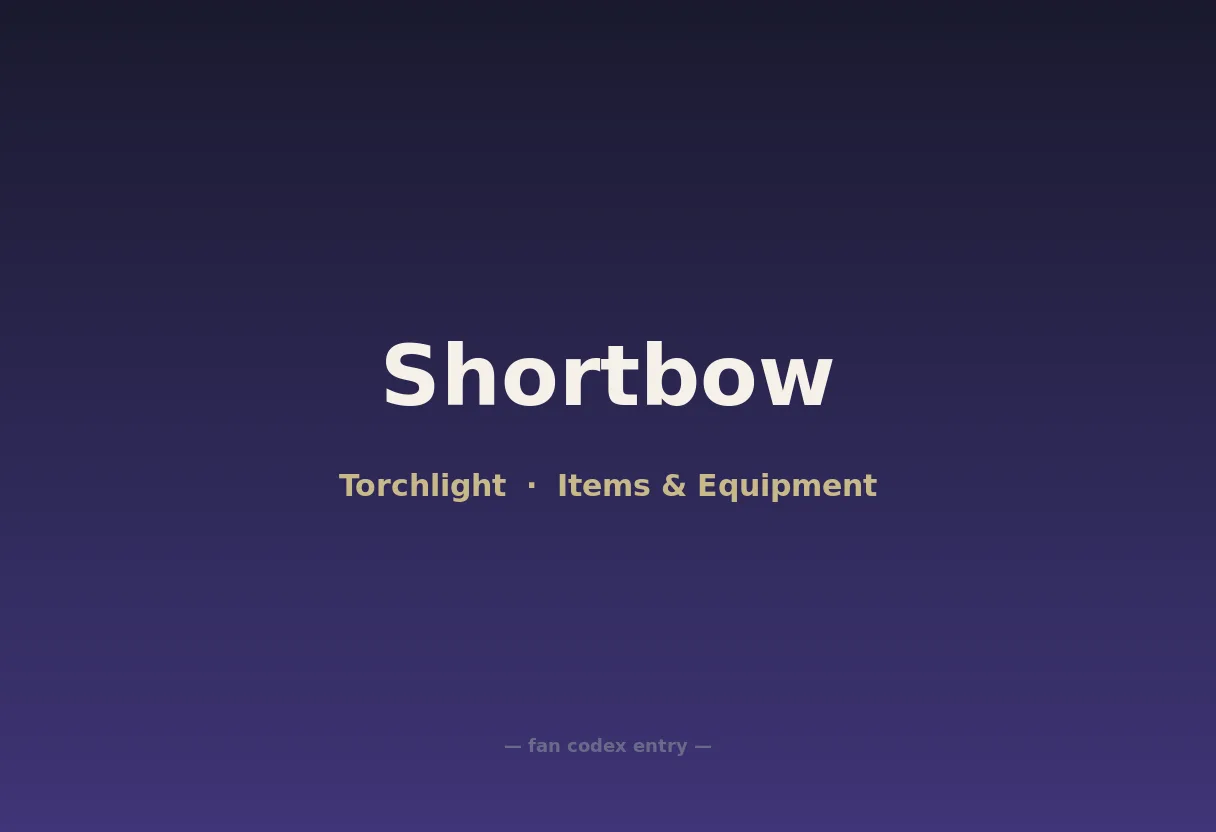 Shortbow